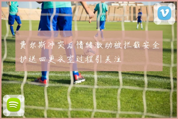 费尔斯冲突后情绪激动被拦截安全护送回更衣室过程引关注